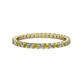 1 - Joyce 2.00 mm Yellow and White Lab Grown Diamond Eternity Band 