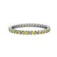 1 - Joyce 2.00 mm Yellow Sapphire and Lab Grown Diamond Eternity Band 