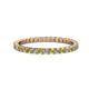 1 - Joyce 2.00 mm Yellow and White Lab Grown Diamond Eternity Band 