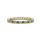 1 - Joyce 2.30 mm Created Alexandrite and Lab Grown Diamond Eternity Band 