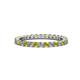 1 - Joyce 2.30 mm Yellow and White Lab Grown Diamond Eternity Band 