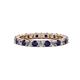 1 - Joyce 2.70 mm Blue Sapphire and Lab Grown Diamond Eternity Band 