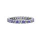 1 - Joyce 2.70 mm Tanzanite and Lab Grown Diamond Eternity Band 