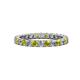 1 - Joyce 2.70 mm Yellow and White Lab Grown Diamond Eternity Band 