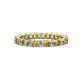 1 - Joyce 2.70 mm Citrine and Lab Grown Diamond Eternity Band 