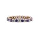 1 - Joyce 2.70 mm Iolite and Lab Grown Diamond Eternity Band 