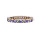 1 - Joyce 3.00 mm Tanzanite and Lab Grown Diamond Eternity Band 
