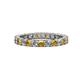 1 - Joyce 3.00 mm Citrine and Lab Grown Diamond Eternity Band 