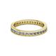 3 - Celina 2.00 mm Round Lab Grown Diamond Eternity Band 