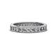 1 - Celina 2.40 mm Round Lab Grown Diamond Eternity Band 