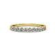 3 - Clara 2.70 mm Lab Grown Diamond 10 Stone Wedding Band 