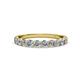 3 - Clara 3.00 mm Lab Grown Diamond 10 Stone Wedding Band 