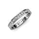 4 - Livia 2.00 mm Lab Grown Diamond Eternity Band 