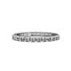 1 - Gracie 1.10 ctw Lab Grown Diamond (2.30 mm) Women Eternity Band 