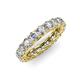 4 - Lucida 4.20 mm Round Lab Grown Diamond U Prong Eternity Band 