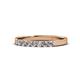 1 - Fiala 2.40 mm Lab Grown Diamond 7 Stone Wedding Band 