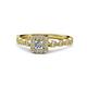 1 - Mavis Prima Diamond Infinity Halo Engagement Ring 