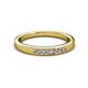 3 - Kathiryn 2.00 mm Lab Grown Diamond 7 Stone Wedding Band 