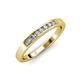 3 - Kathiryn 2.40 mm Lab Grown Diamond 7 Stone Wedding Band 