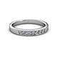 2 - Kathiryn 2.70 mm Lab Grown Diamond 7 Stone Wedding Band 