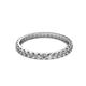 3 - Audrey 2.40 mm Diamond U Prong Eternity Band 