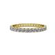 1 - Audrey 2.70 mm Lab Grown Diamond U Prong Eternity Band 