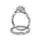 5 - Eyana Prima Diamond Double Halo Bridal Set Ring 