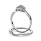 5 - Yesenia Prima Diamond Halo Bridal Set Ring 