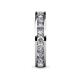 6 - Celina 3.00 mm Round Lab Grown Diamond Eternity Band 