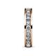 6 - Celina 3.00 mm Round Lab Grown Diamond Eternity Band 