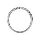 6 - Clara 2.70 mm Lab Grown Diamond 10 Stone Wedding Band 