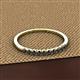 2 - Emlynn 2.40 mm Black Diamond 10 Stone Wedding Band 
