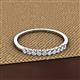 2 - Emlynn 2.40 mm Diamond 10 Stone Wedding Band 