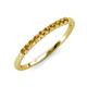 3 - Emlynn 2.40 mm Citrine 10 Stone Wedding Band 