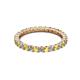 3 - Joyce 2.30 mm Yellow Sapphire and Lab Grown Diamond Eternity Band 