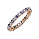 3 - Joyce 2.70 mm Iolite and Lab Grown Diamond Eternity Band 