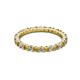 3 - Joyce 2.30 mm Citrine and Lab Grown Diamond Eternity Band 