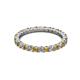 3 - Joyce 2.30 mm Citrine and Lab Grown Diamond Eternity Band 
