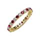 3 - Joyce 2.70 mm Ruby and Lab Grown Diamond Eternity Band 