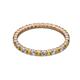 2 - Joyce 2.00 mm Citrine and Lab Grown Diamond Eternity Band 