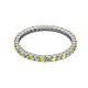 2 - Joyce 2.00 mm Yellow Sapphire and Lab Grown Diamond Eternity Band 