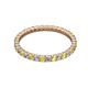 2 - Joyce 2.00 mm Yellow Sapphire and Lab Grown Diamond Eternity Band 