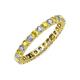 3 - Joyce 2.70 mm Yellow Sapphire and Lab Grown Diamond Eternity Band 