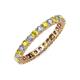 3 - Joyce 2.70 mm Yellow Sapphire and Lab Grown Diamond Eternity Band 