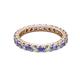 2 - Joyce 3.00 mm Tanzanite and Lab Grown Diamond Eternity Band 