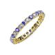 3 - Joyce 2.70 mm Tanzanite and Lab Grown Diamond Eternity Band 