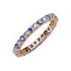 3 - Joyce 2.70 mm Tanzanite and Lab Grown Diamond Eternity Band 