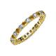 3 - Joyce 2.70 mm Citrine and Lab Grown Diamond Eternity Band 