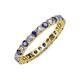 3 - Joyce 2.70 mm Iolite and Lab Grown Diamond Eternity Band 