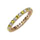 3 - Joyce 2.70 mm Yellow and White Lab Grown Diamond Eternity Band 